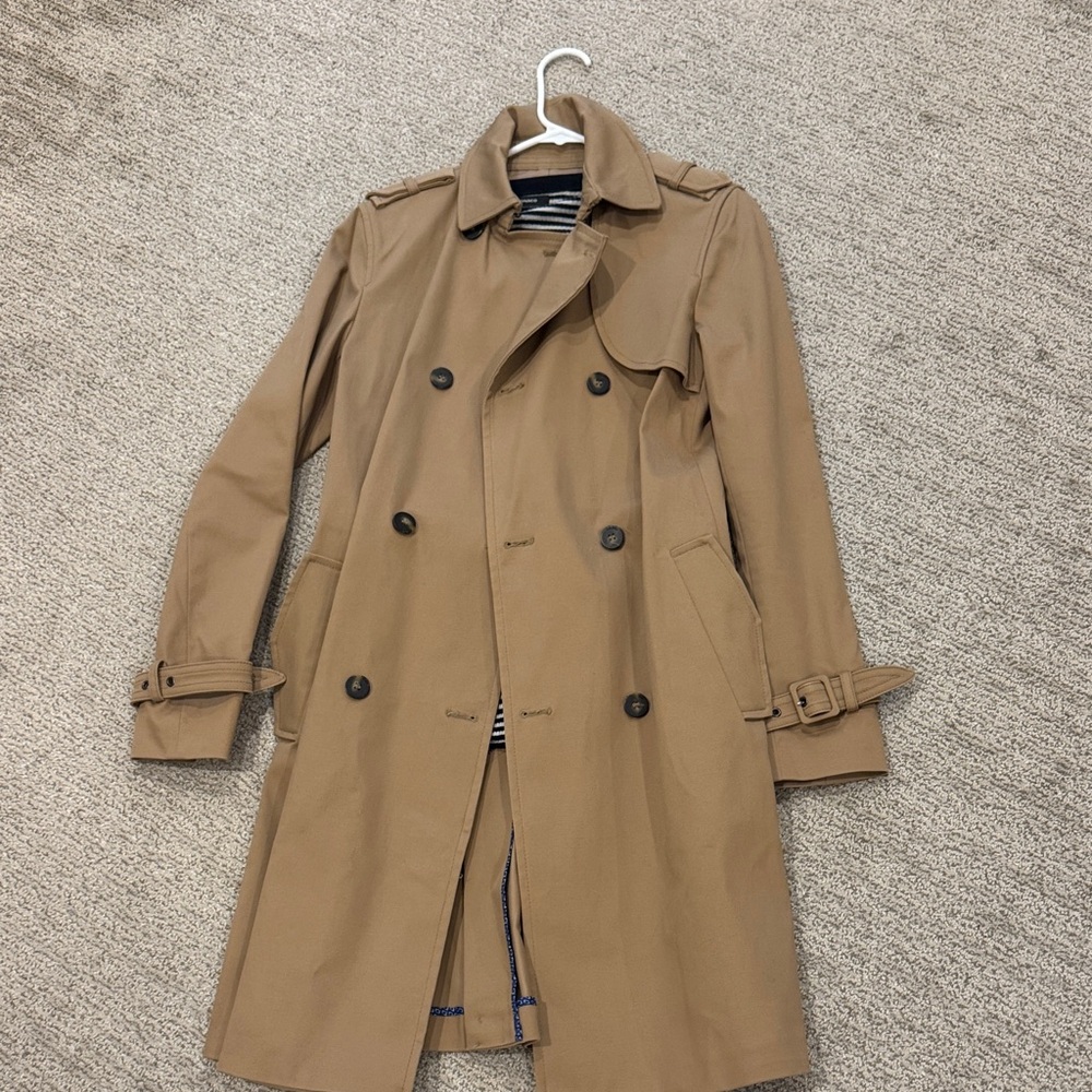 Classic Tan Trench Coat (zara)